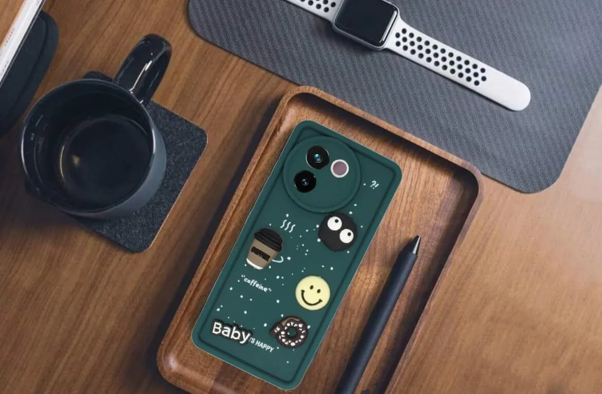 Micvir Back Cover for Motorola Moto G96 5G (Green, Silicon, Pack of: 1) — image 4 of 4