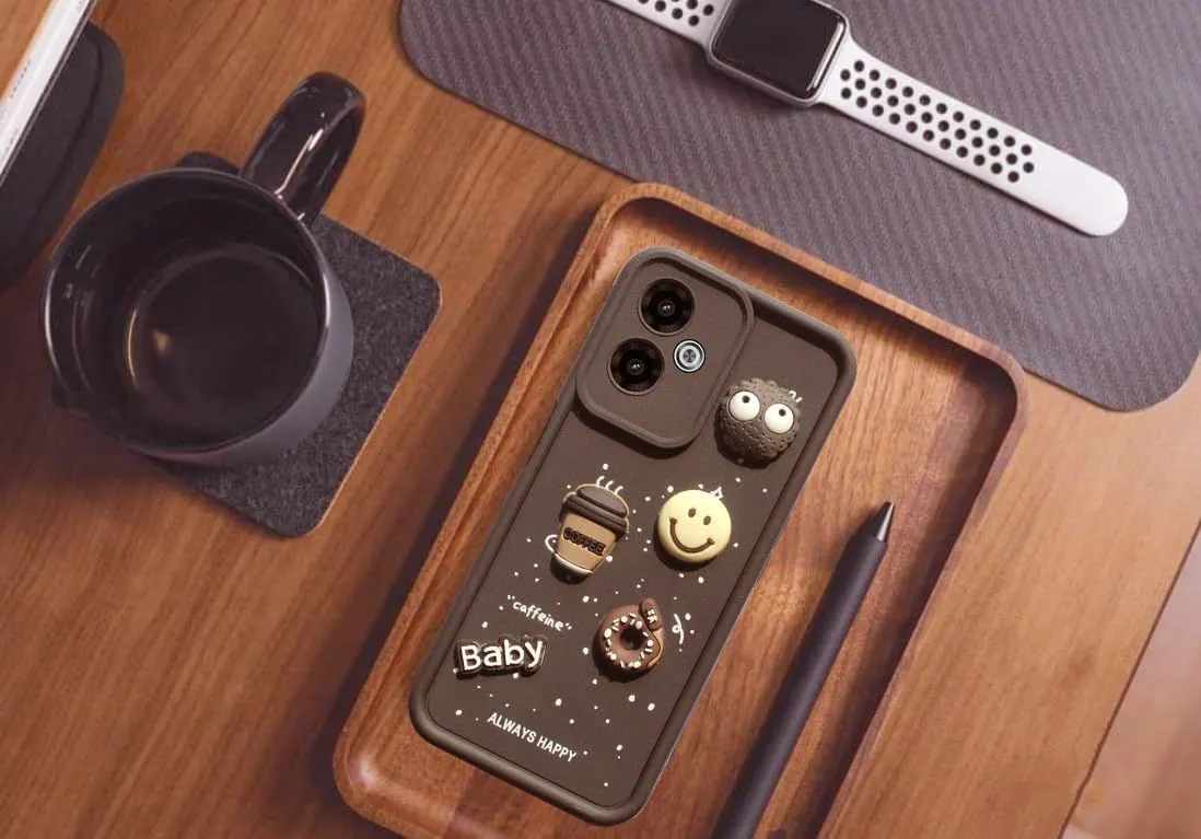 Micvir Back Cover for realme 13 5G (Brown, Silicon, Pack of: 1) — image 4 of 4