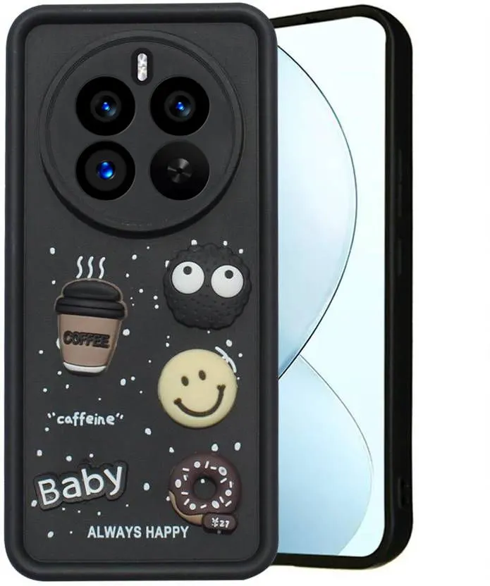 Micvir Back Cover for Realme Narzo 70 Pro 5G (Black, Silicon, Pack of: 1)
