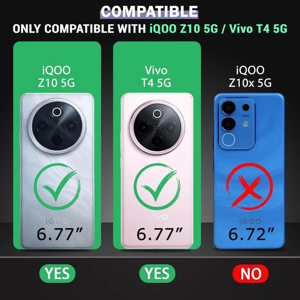 Micvir Back Cover for vivo T4 5G (Green, Silicon, Pack of: 1) — image 2 of 5