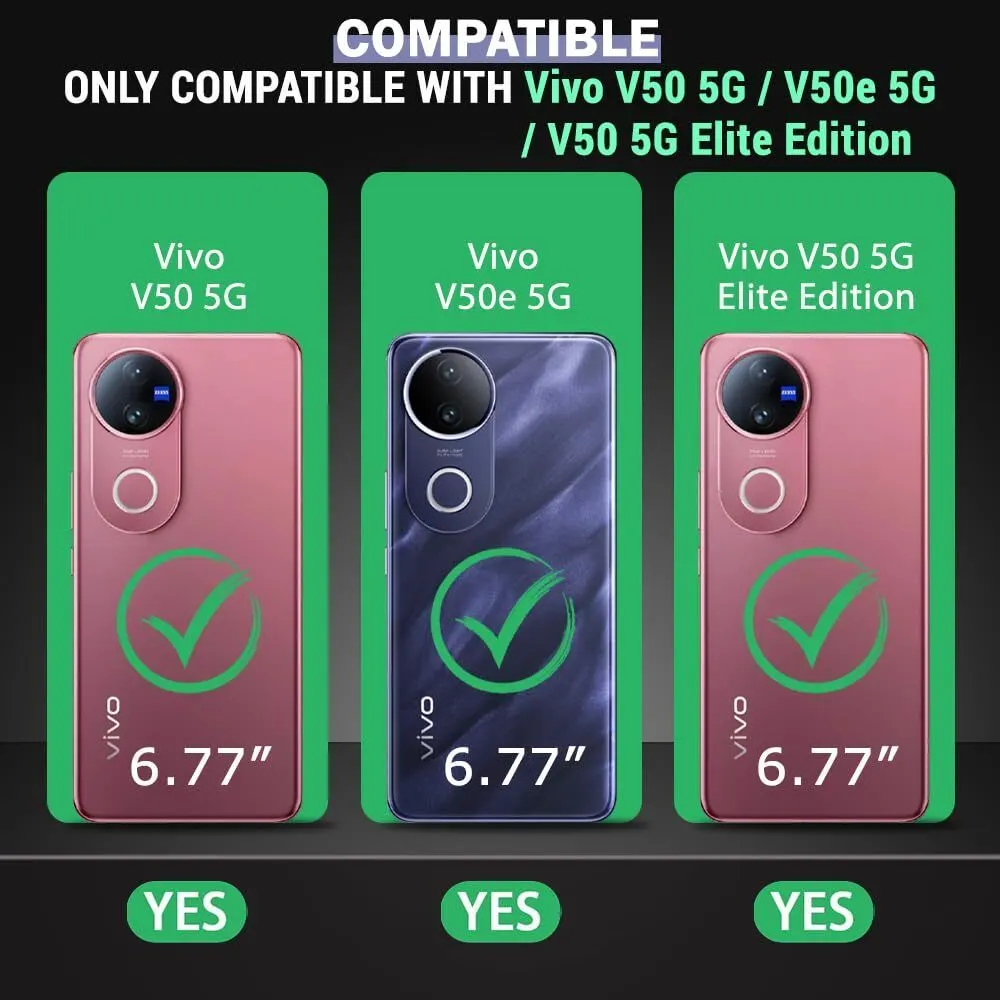 Micvir Back Cover for Vivo V50e 5G (Green, Silicon, Pack of: 1) — image 2 of 2
