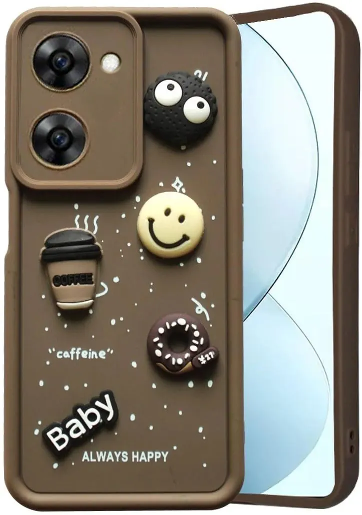 Micvir Back Cover for Vivo Y18e (Brown, Silicon, Pack of: 1)