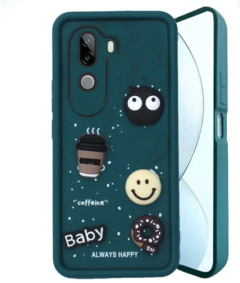 Micvir Back Cover for iQOO Z9s 5G (Green, Silicon, Pack of: 1)