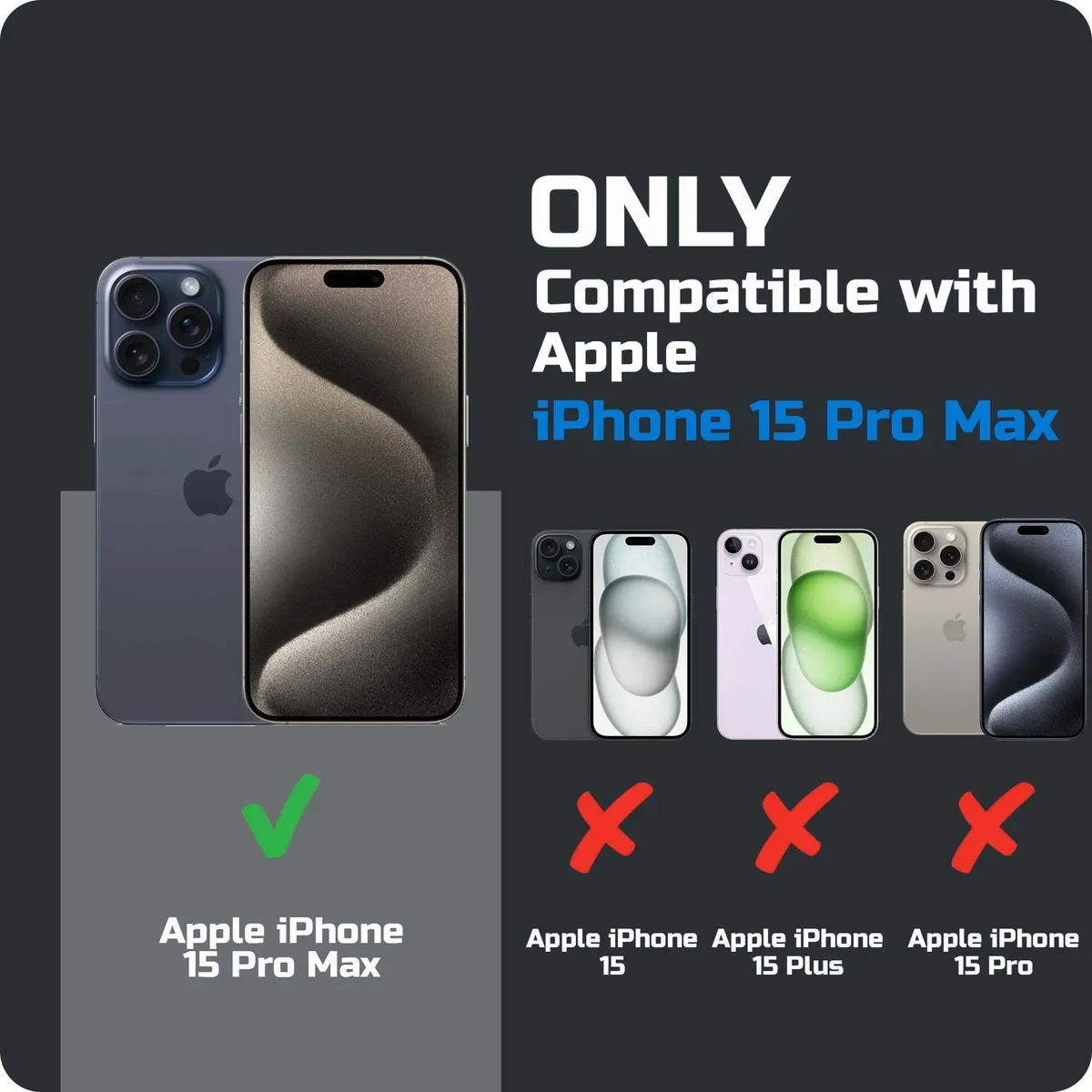 Xolia Back Cover for Apple iPhone 15 Pro Max (Orange, Shock Proof, Pack of: 1) — image 2 of 5