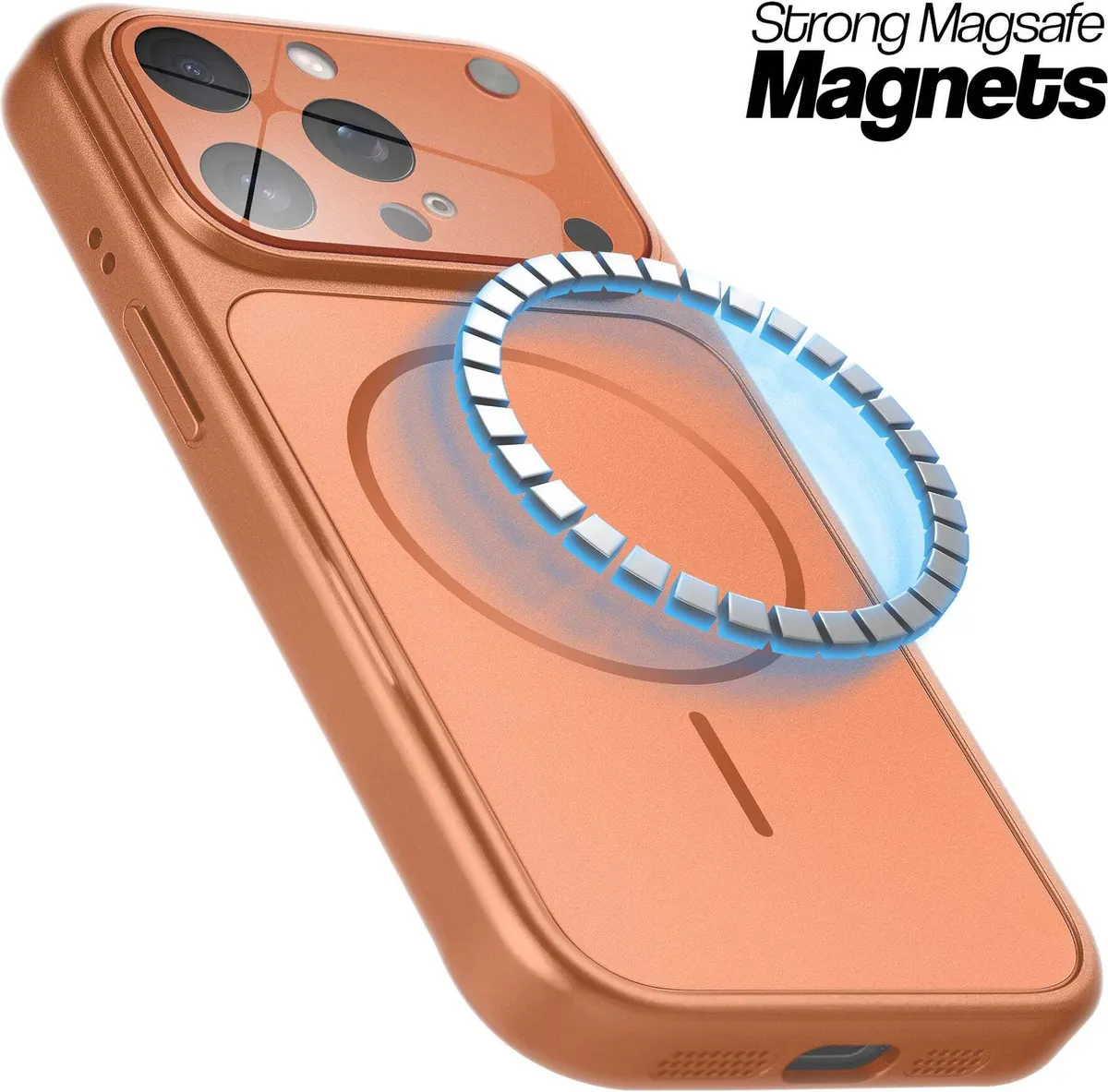 Xolia Back Cover for Apple iPhone 15 Pro Max (Orange, Shock Proof, Pack of: 1) — image 4 of 5