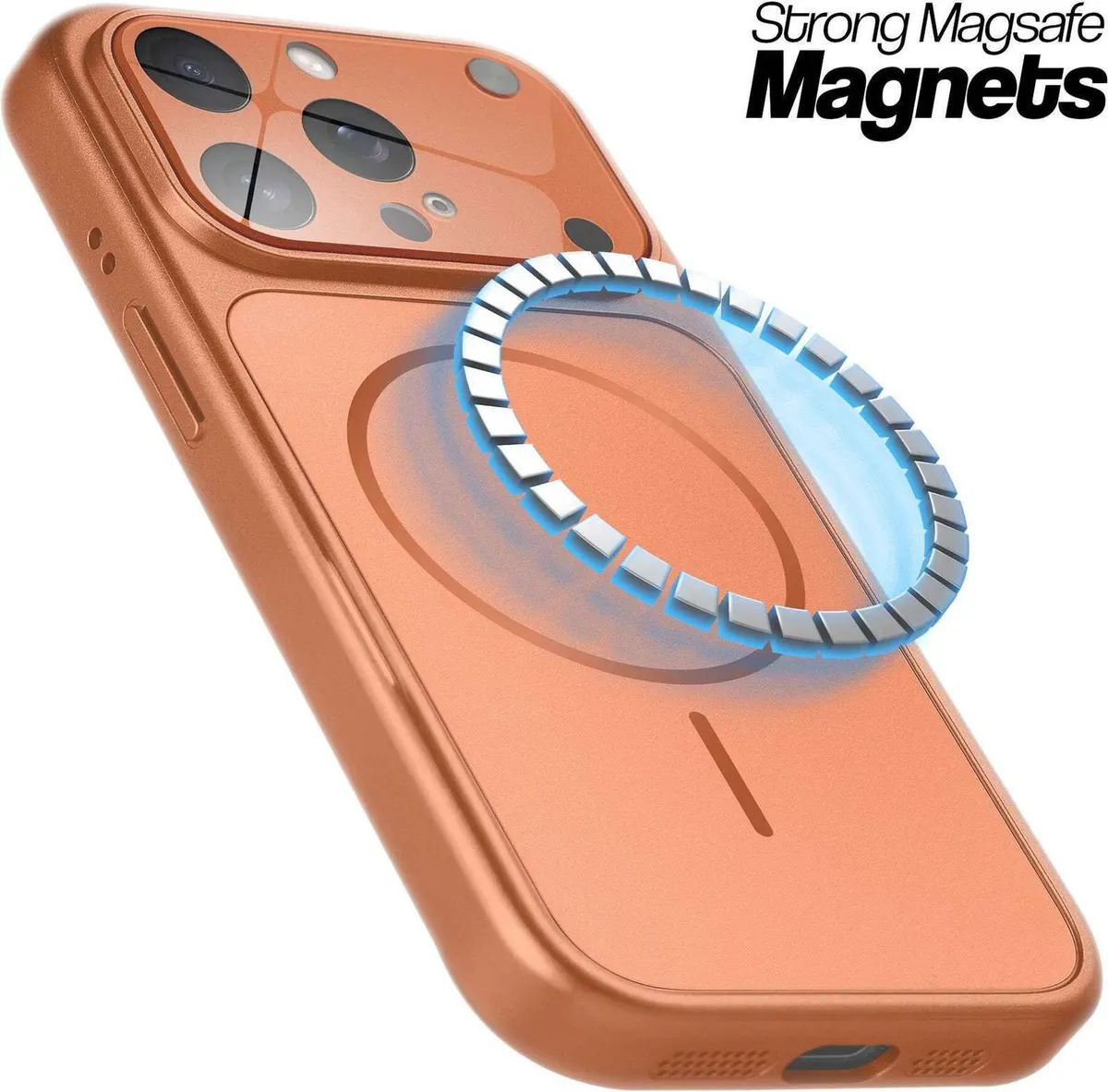 Xolia Back Cover for Apple iPhone 15 Pro (Orange, Shock Proof, Polycarbonate, Pack of: 1) — image 4 of 5