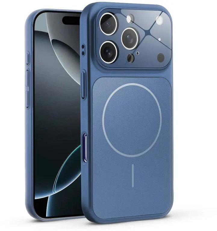 Xolia Back Cover for Apple iPhone 16 Pro Max (Blue, Shock Proof, Pack of: 1)