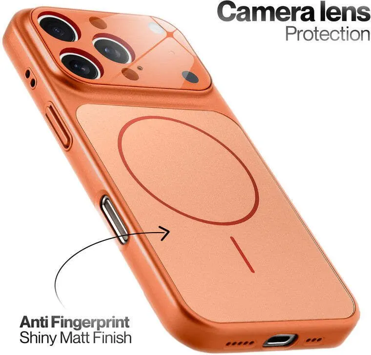 Xolia Back Cover for Apple iPhone 16 Pro Max (Orange, Shock Proof, Pack of: 1) — image 4 of 5