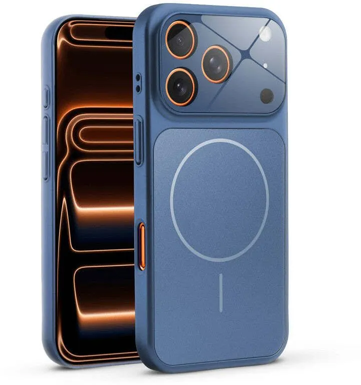 Xolia Back Cover for Apple iPhone 17 Pro Max (Blue, Shock Proof, Pack of: 1)