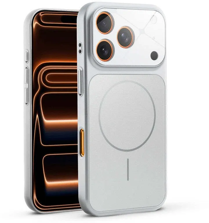 Xolia Back Cover for Apple iPhone 17 Pro Max (Silver, Shock Proof, Pack of: 1)
