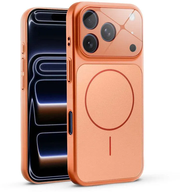 Xolia Back Cover for Apple iPhone 17 Pro (Orange, Shock Proof, Pack of: 1)