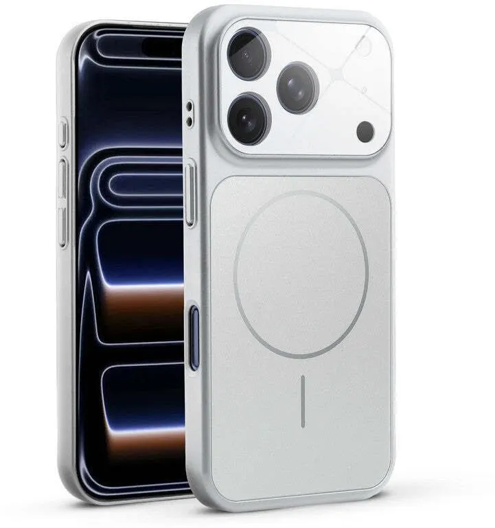 Xolia Back Cover for Apple iPhone 17 Pro (Silver, Shock Proof, Pack of: 1)