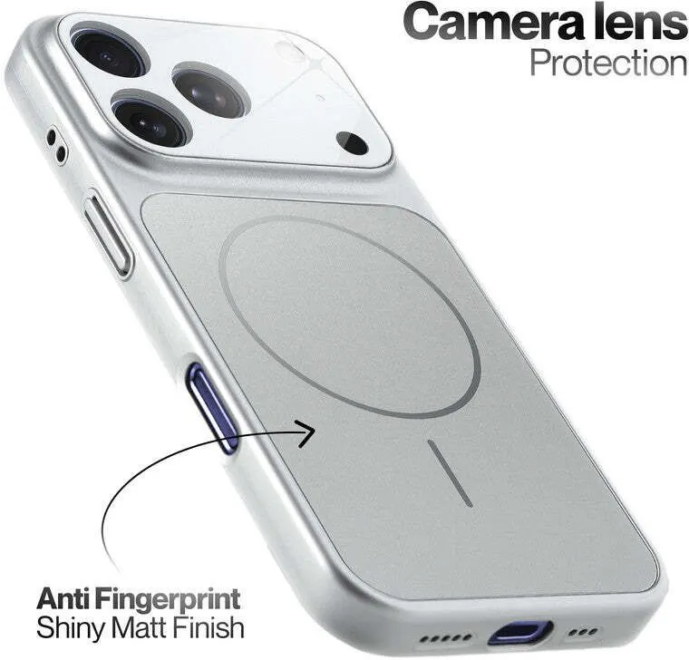 Xolia Back Cover for Apple iPhone 17 Pro (Silver, Shock Proof, Pack of: 1) — image 4 of 5
