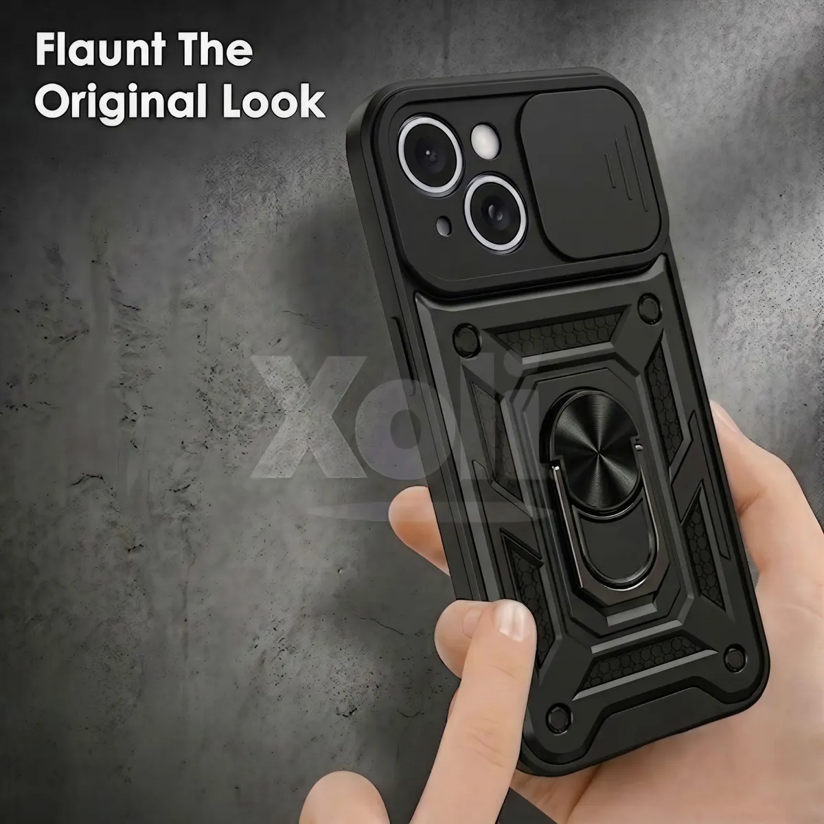 Xolia Back Cover for Apple iPhone 13 (Black, Shock Proof, Polycarbonate, Silicon, Pack of: 1) — image 5 of 5