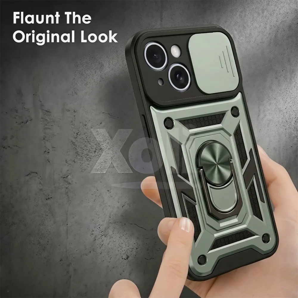 Xolia Back Cover for Apple iPhone 14 (Green, Shock Proof, Polycarbonate, Silicon, Pack of: 1) — image 4 of 4