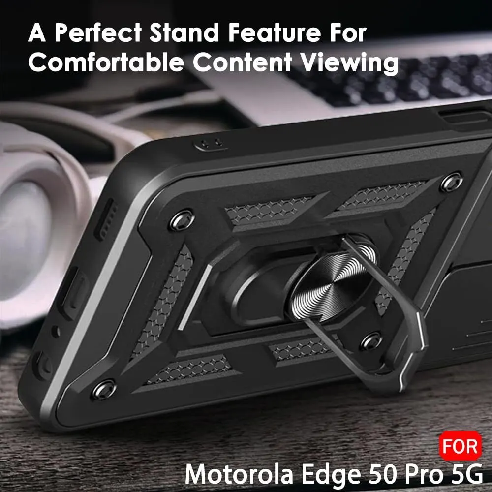 Micvir Back Cover for Motorola Edge 50 Pro 5G (Black, Shock Proof, Polycarbonate, Silicon, Pack of: 1) — image 5 of 5