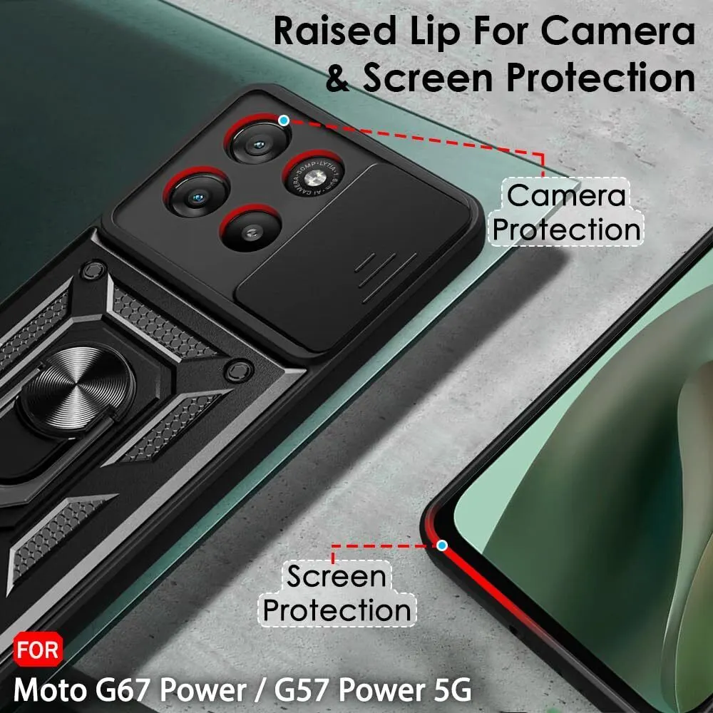 Xolia Back Cover for Motorola Moto G57 Power 5G (Black, Shock Proof, Pack of: 1) — image 3 of 5