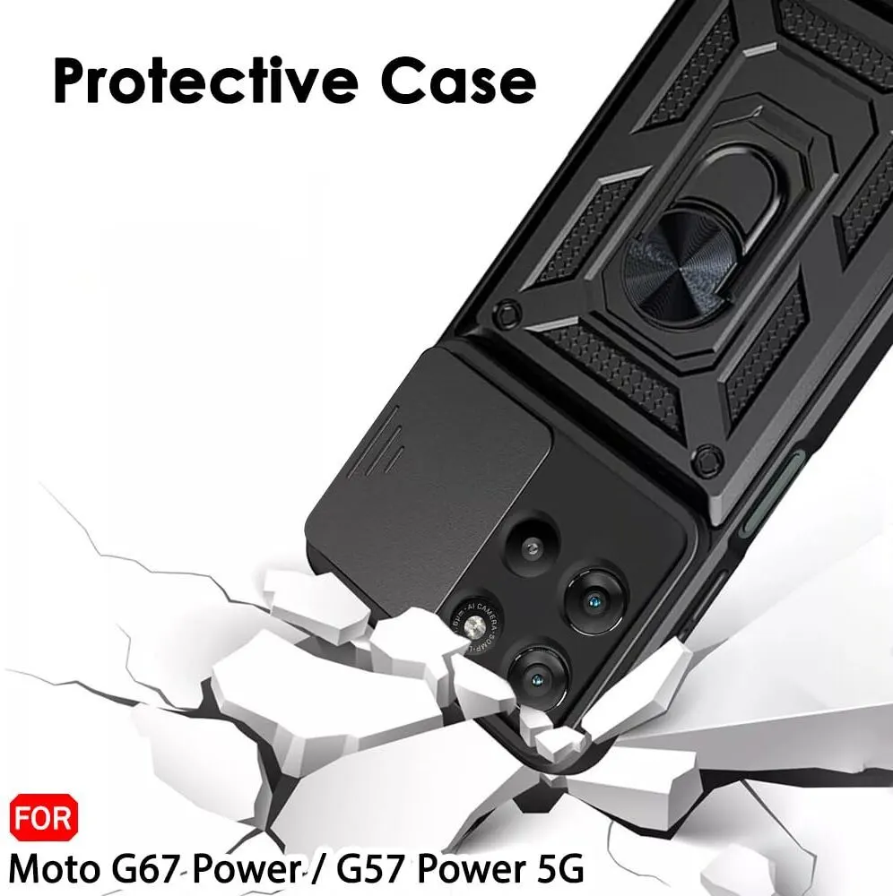 Xolia Back Cover for Motorola Moto G57 Power 5G (Black, Shock Proof, Pack of: 1) — image 5 of 5