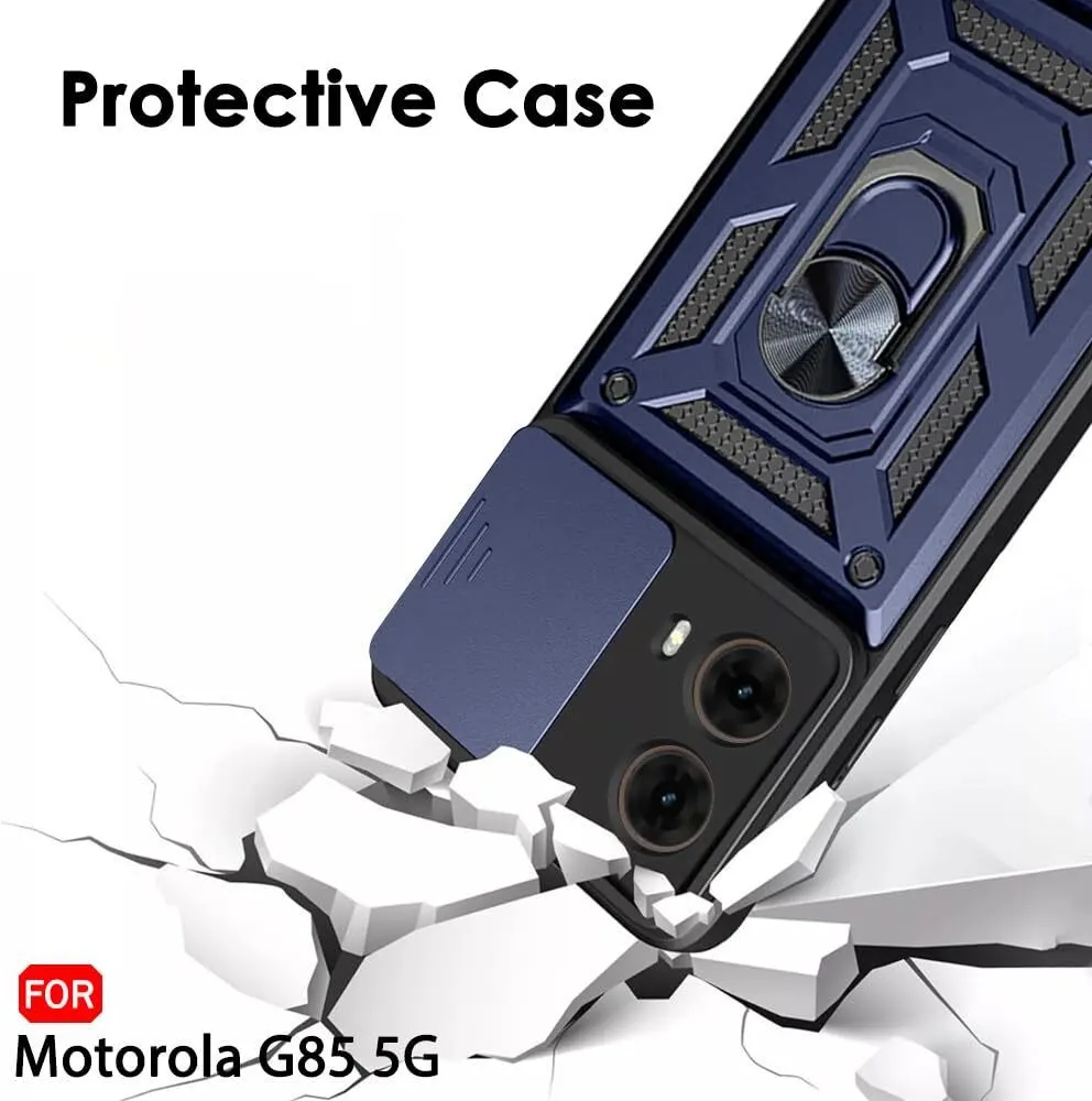 Micvir Back Cover for MOTOROLA G85 5G (Blue, Shock Proof, Pack of: 1) — image 4 of 5