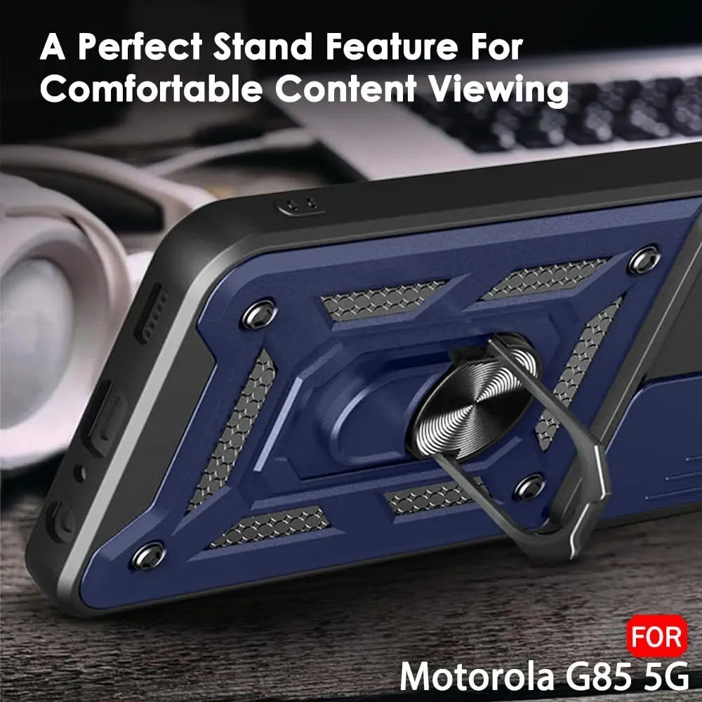 Micvir Back Cover for MOTOROLA G85 5G (Blue, Shock Proof, Pack of: 1) — image 5 of 5