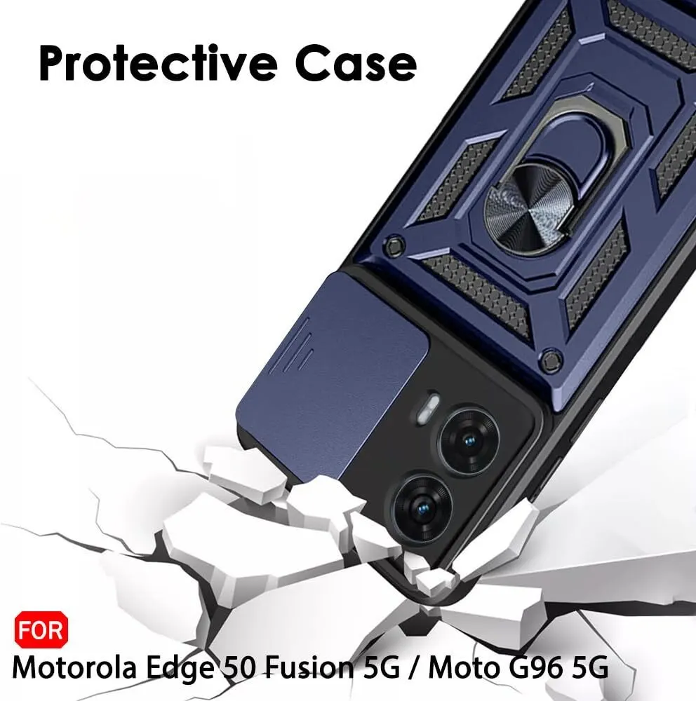 Micvir Back Cover for Motorola Moto G96 5G (Blue, Shock Proof, Pack of: 1) — image 5 of 5