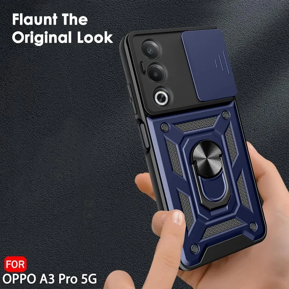 Micvir Back Cover for Oppo A3 Pro 5G (Blue, Shock Proof, Pack of: 1) — image 4 of 5