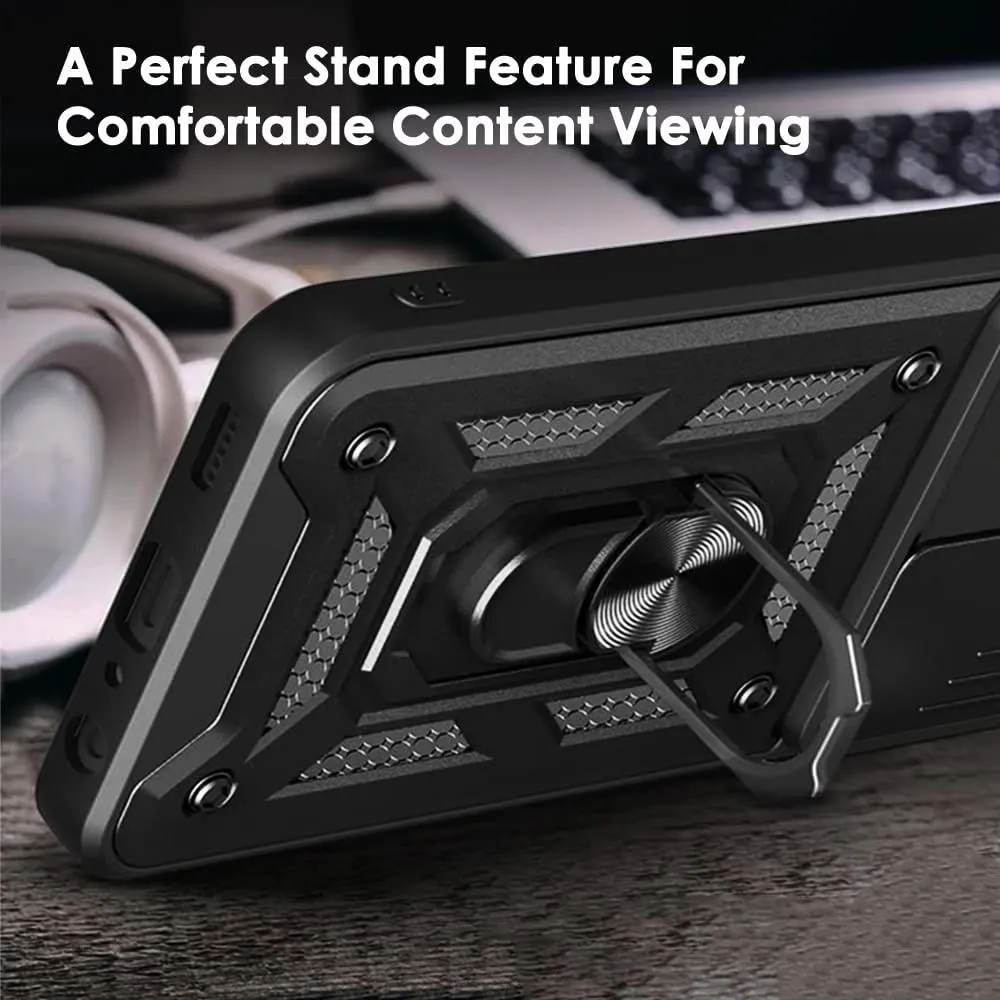Micvir Back Cover for REDMI A3X (Black, Shock Proof, Polycarbonate, Silicon, Pack of: 1) — image 4 of 4