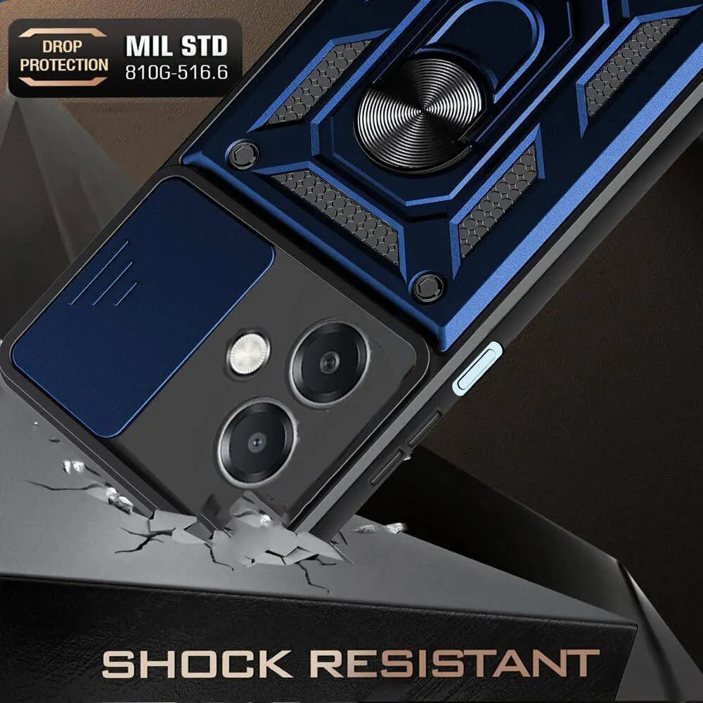 Micvir Back Cover for REDMI A3X (Blue, Shock Proof, Pack of: 1) — image 3 of 5