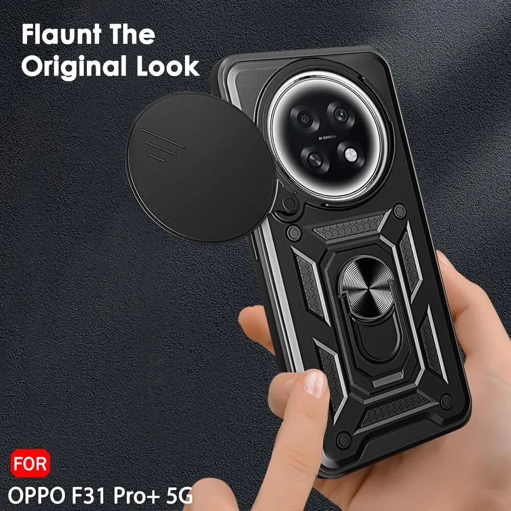 Xolia Back Cover for OPPO F31 Pro Plus 5G (Black, Shock Proof, Polycarbonate, Silicon, Pack of: 1) — image 4 of 5