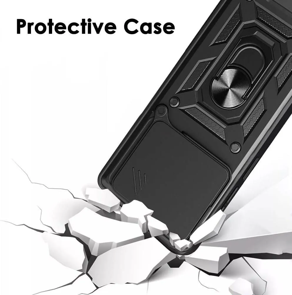 Micvir Back Cover for Oppo Reno 12 5G (Black, Shock Proof, Polycarbonate, Silicon, Pack of: 1) — image 4 of 5