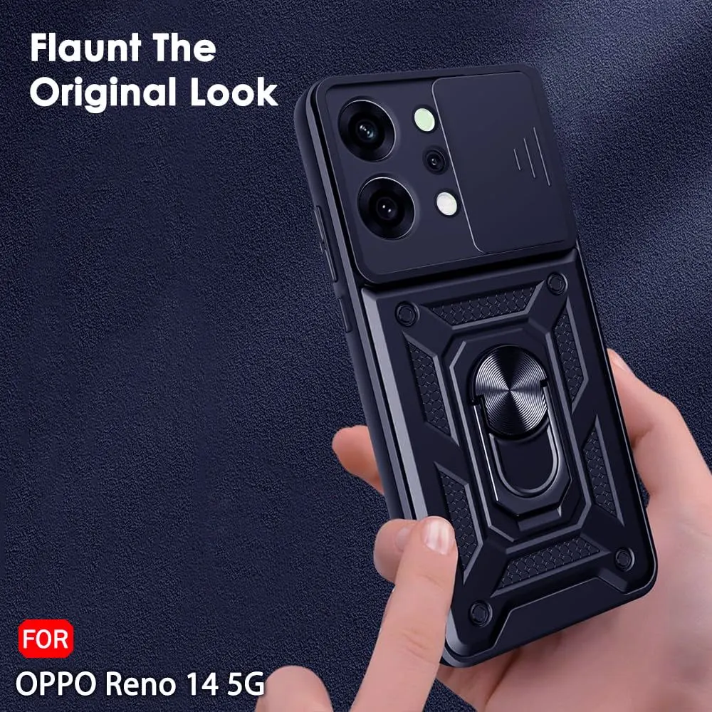Micvir Back Cover for Oppo Reno 14 5G (Blue, Shock Proof, Pack of: 1) — image 5 of 5