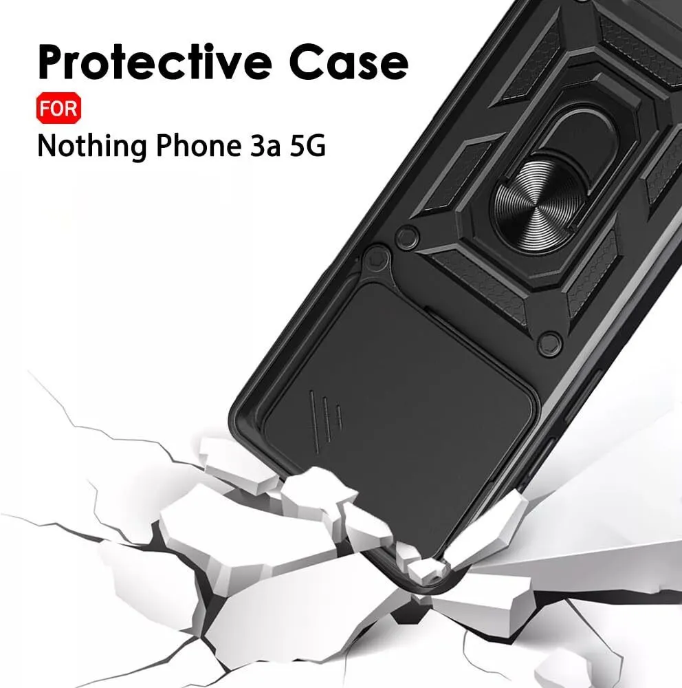 Micvir Back Cover for Nothing Phone (3a) (Black, Shock Proof, Pack of: 1) — image 5 of 5