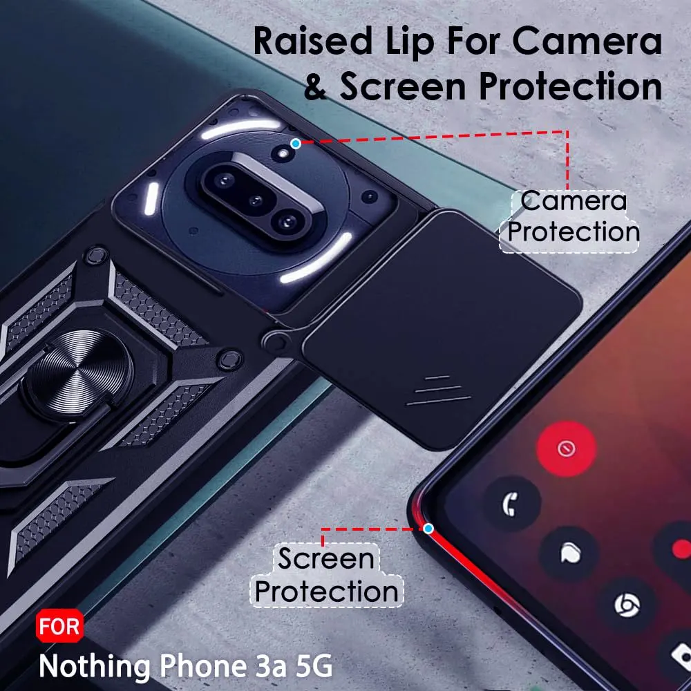 Micvir Back Cover for Nothing Phone (3a) (Blue, Shock Proof, Pack of: 1) — image 2 of 5
