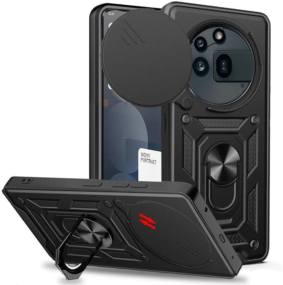 Micvir Back Cover for Nothing Phone (3a) Pro (Black, Shock Proof, Pack of: 1)