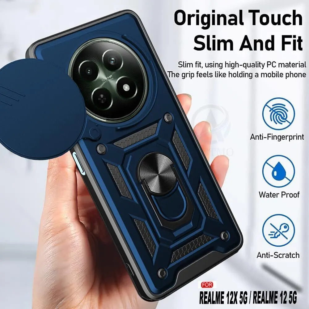 Micvir Back Cover for Realme 12x 5G (Blue, Shock Proof, Pack of: 1) — image 3 of 5