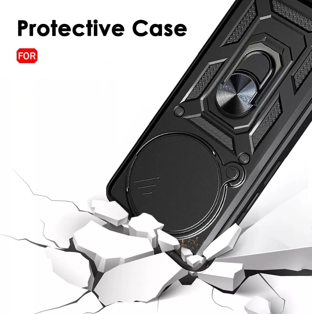 Micvir Back Cover for realme 14 Pro 5G (Black, Shock Proof, Polycarbonate, Silicon, Pack of: 1) — image 3 of 3