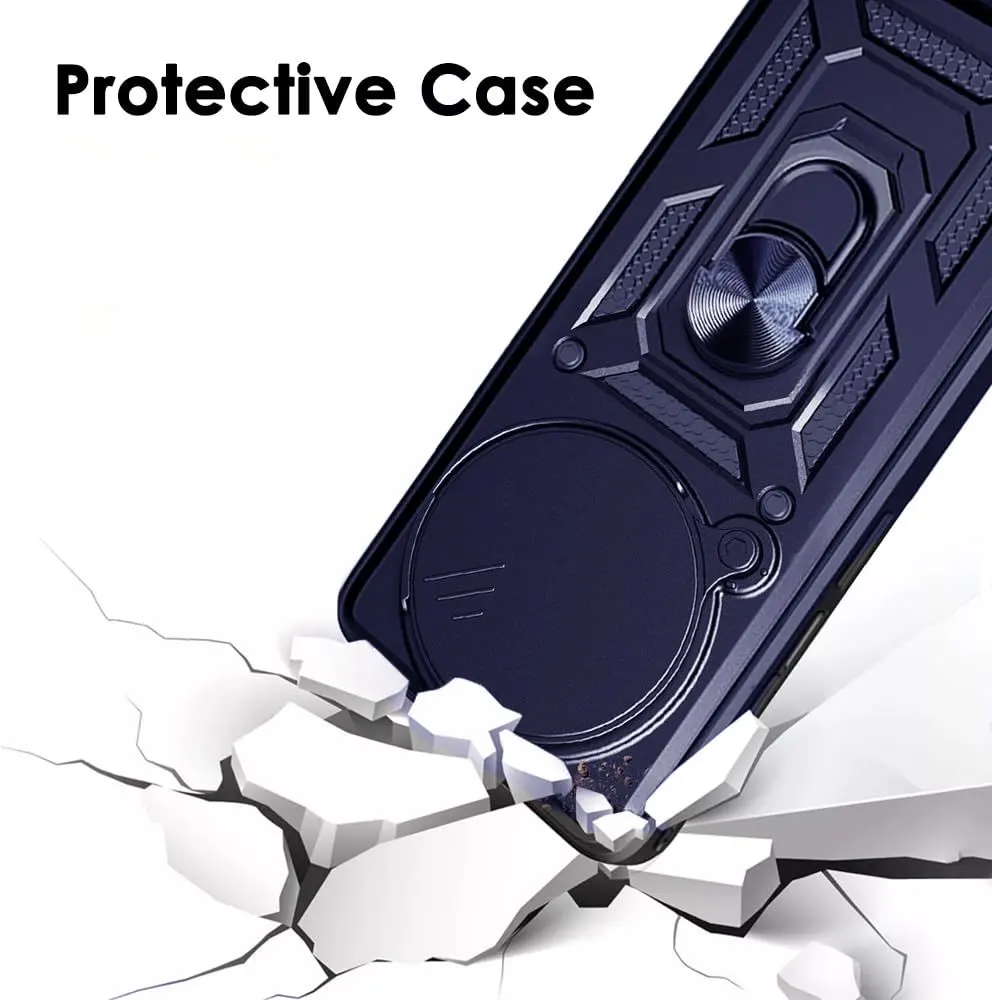 Micvir Back Cover for realme 14 Pro 5G (Blue, Shock Proof, Polycarbonate, Silicon, Pack of: 1) — image 3 of 3