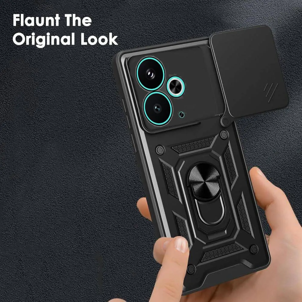 Micvir Back Cover for Realme 14T 5G (Black, Shock Proof, Pack of: 1) — image 2 of 4