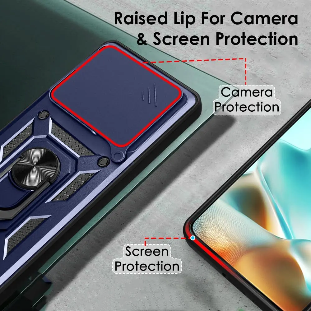 Micvir Back Cover for Realme 14T 5G (Blue, Shock Proof, Pack of: 1) — image 2 of 5