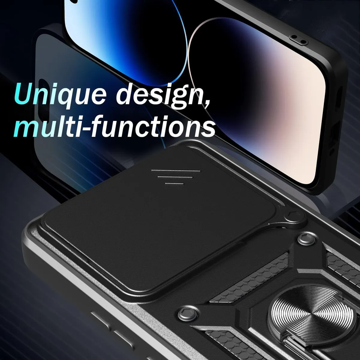 Micvir Back Cover for Realme Narzo 80x 5G (Black, Shock Proof, Pack of: 1) — image 2 of 5