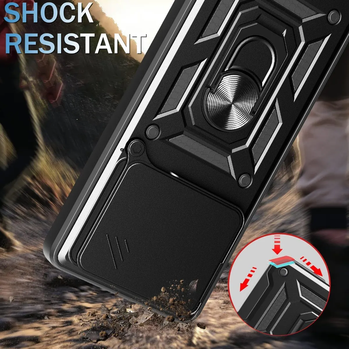 Micvir Back Cover for Realme Narzo 80x 5G (Black, Shock Proof, Pack of: 1) — image 5 of 5