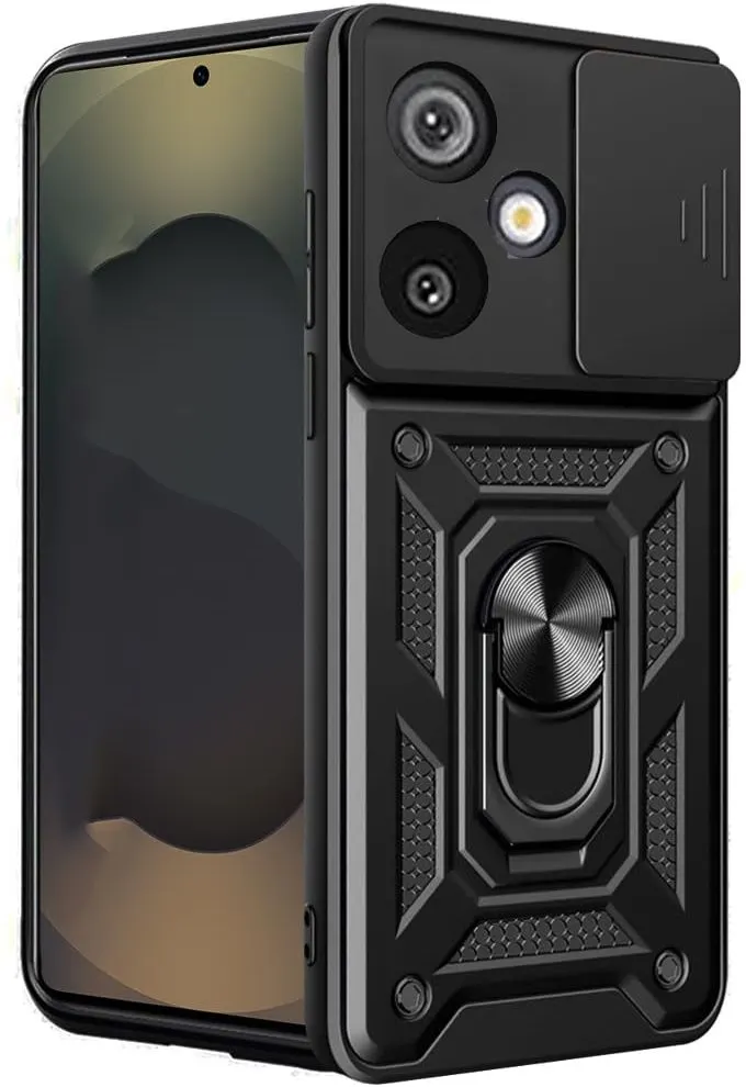 Micvir Back Cover for Samsung Galaxy A05 (Black, Shock Proof, Polycarbonate, Silicon, Pack of: 1)