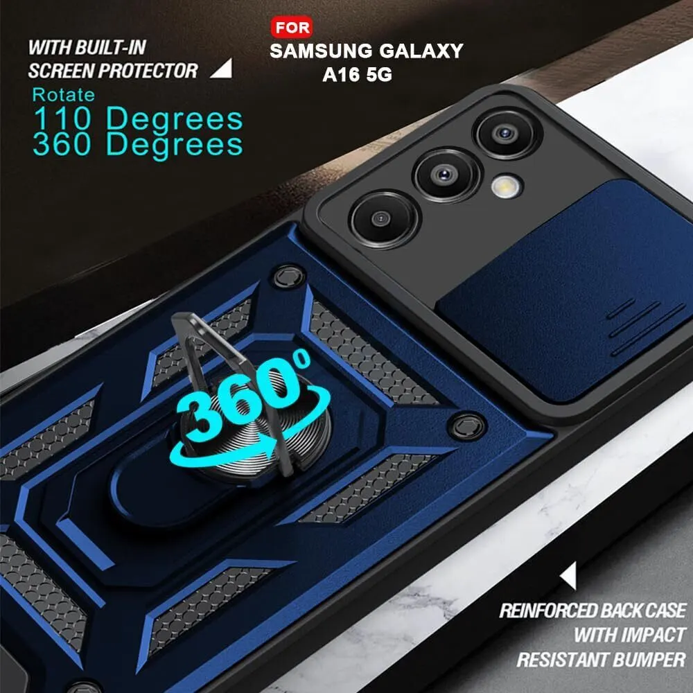 Micvir Back Cover for Samsung Galaxy A16 5G (Blue, Shock Proof, Pack of: 1) — image 4 of 5