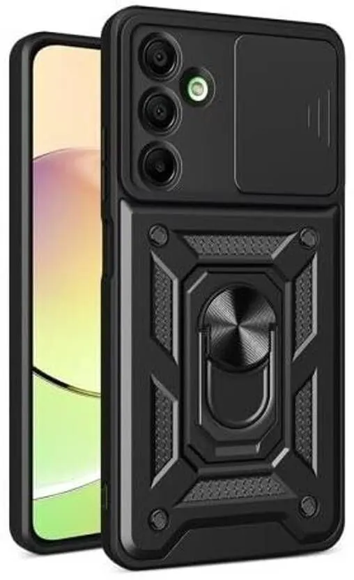 Micvir Back Cover for Samsung Galaxy M15 5G (Black, Shock Proof, Pack of: 1)