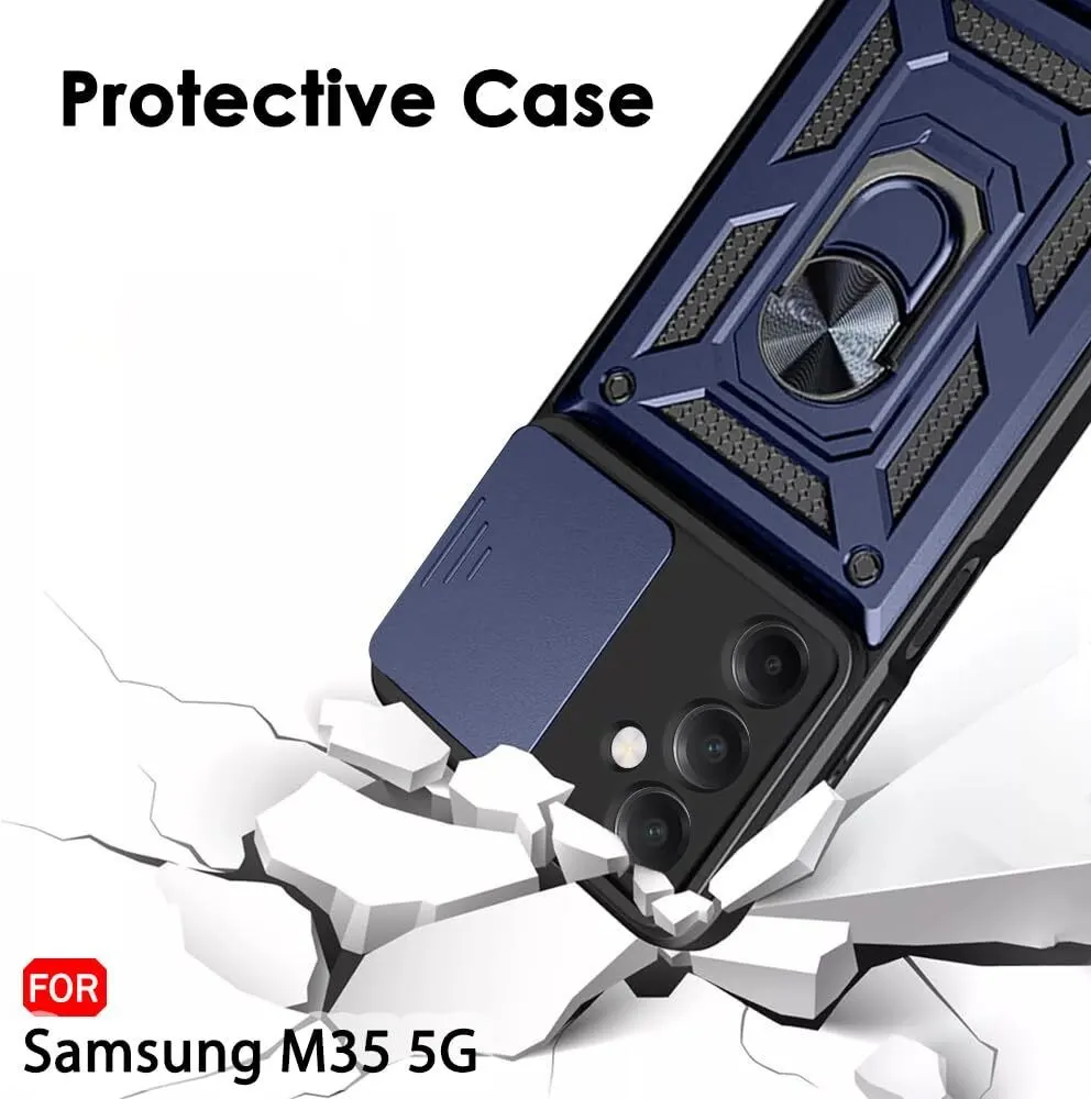 Micvir Back Cover for SAMSUNG Galaxy M35 5G (Blue, Shock Proof, Pack of: 1) — image 3 of 5