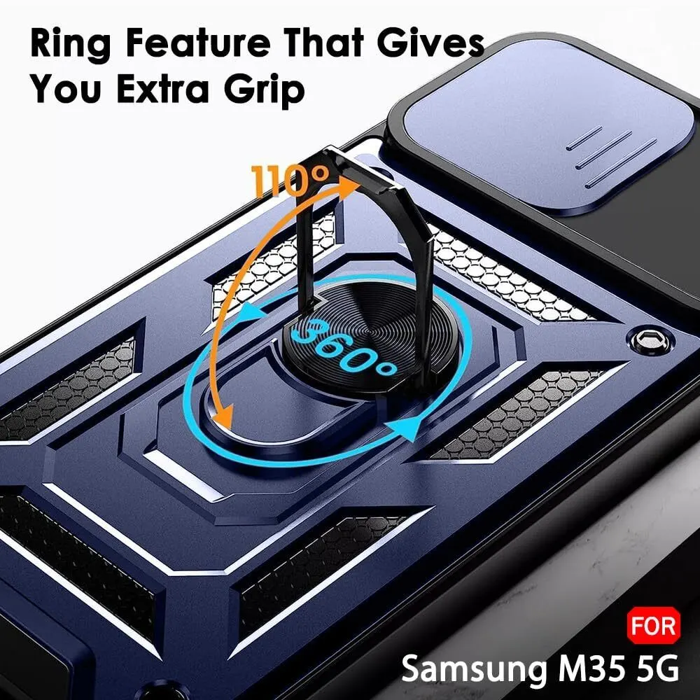 Micvir Back Cover for SAMSUNG Galaxy M35 5G (Blue, Shock Proof, Pack of: 1) — image 4 of 5