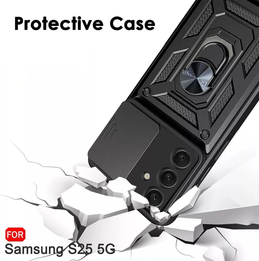 Micvir Back Cover for Samsung Galaxy S25 5G (Black, Shock Proof, Polycarbonate, Silicon, Pack of: 1) — image 5 of 5