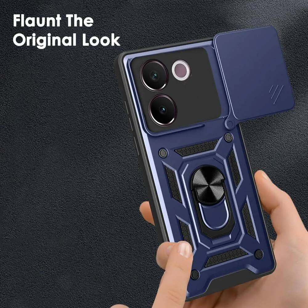 Micvir Back Cover for Vivo V30e 5G (Blue, Shock Proof, Pack of: 1) — image 2 of 5