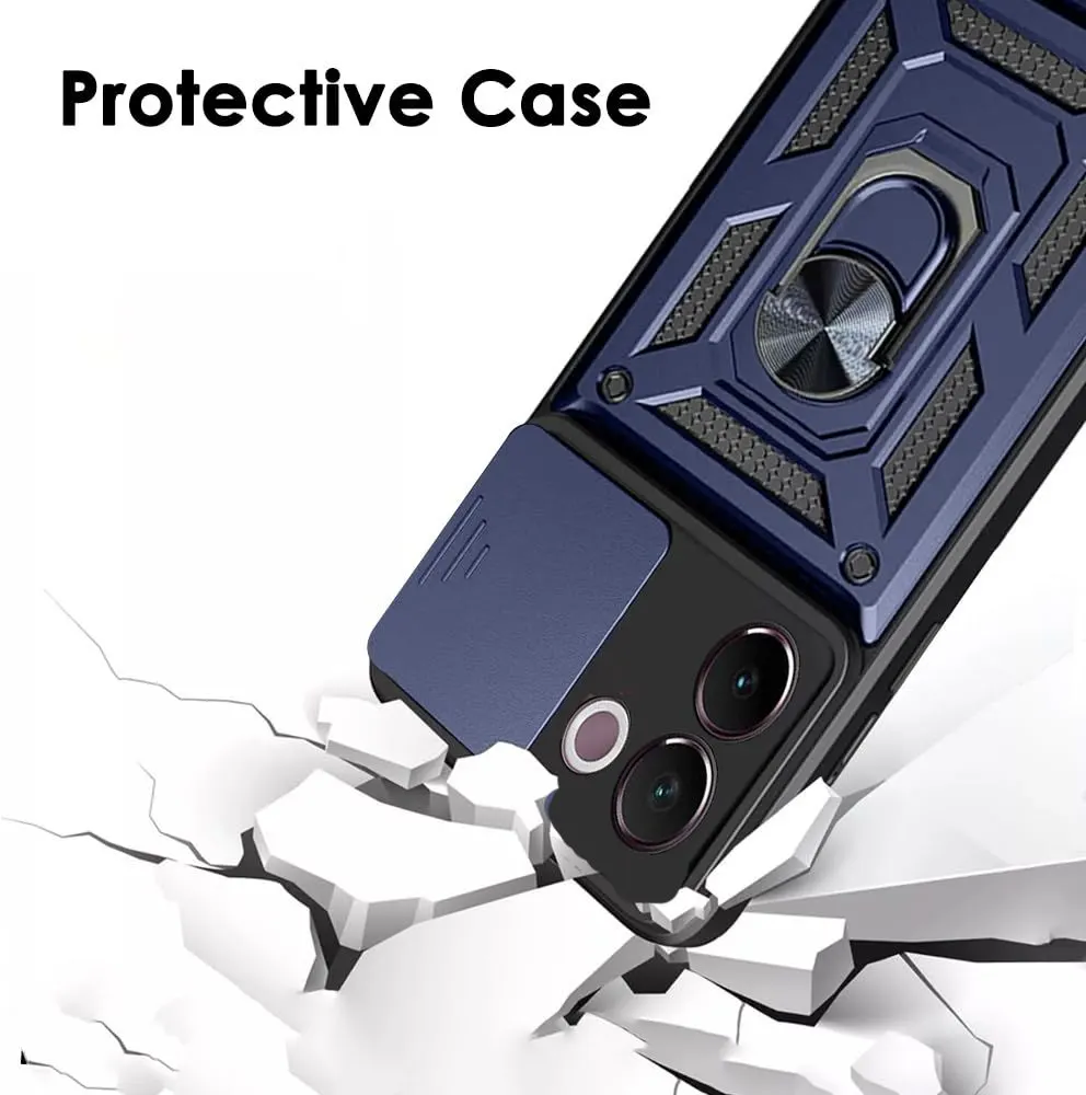 Micvir Back Cover for Vivo V30e 5G (Blue, Shock Proof, Pack of: 1) — image 3 of 5