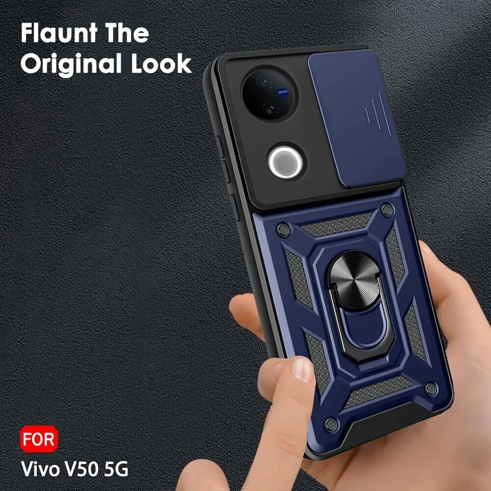 Micvir Back Cover for Vivo V50 5G, Vivo V50e 5G (Blue, Shock Proof, Pack of: 1) — image 3 of 5